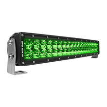 Load image into Gallery viewer, Black Oak LED 20 Inch Curved Green LED Predator Light Bar Combo Optics
