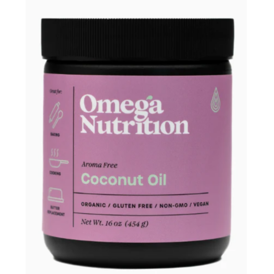 Omega Nutrition Aroma Free Coconut Oil 16 OZ