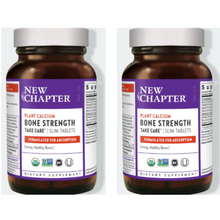 Load image into Gallery viewer, New Chapter Bone Strength Plant Based calcium 90 Tablets Vitamins K2 &amp; D3 3 PACK
