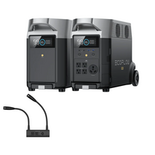 Load image into Gallery viewer, EcoFlow DELTA Pro + One DELTA Pro Extra Battery + Double Voltage Hub 3 KIT
