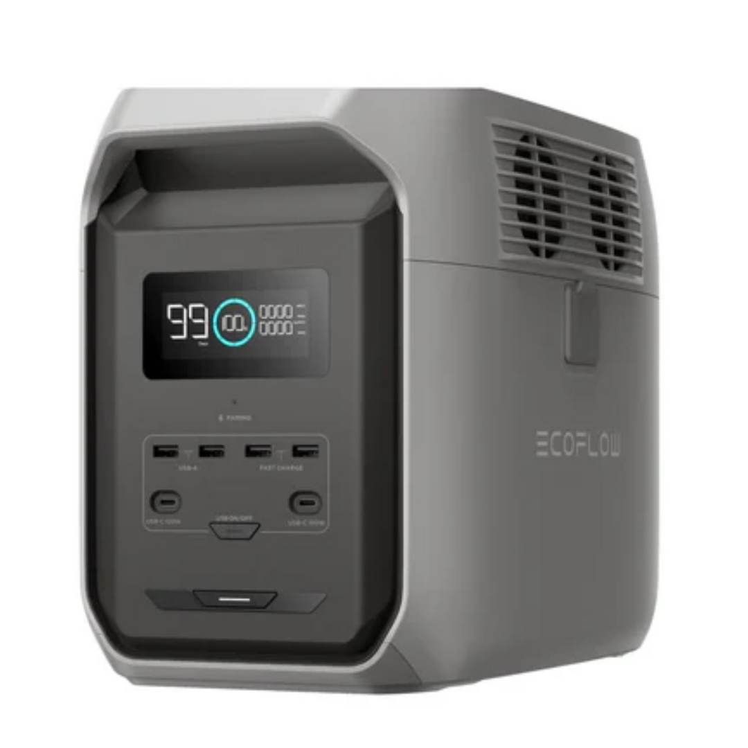Estación de energía portátil EcoFlow DELTA 3 1500, cargador solar de respaldo