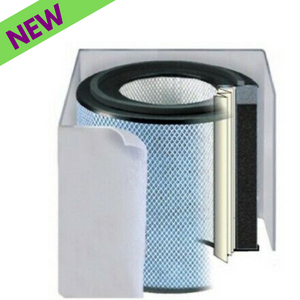 Austin Air Replacement Filter HEPA Bedroom Machine  5 Year O9% White FR402B