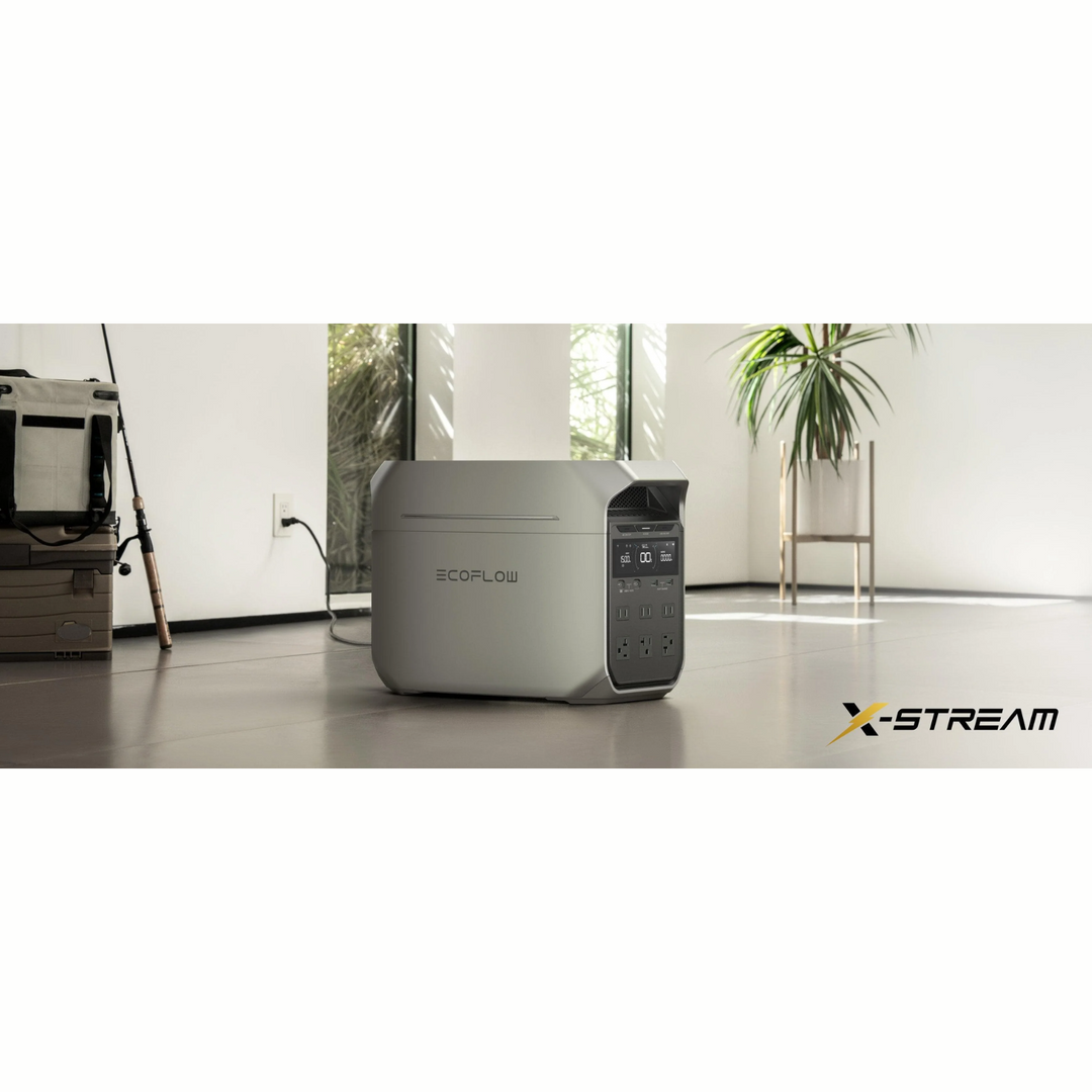 Estación de energía portátil EcoFlow DELTA 3 Plus + DELTA 3 con batería adicional (1800 W, 1024 Wh)