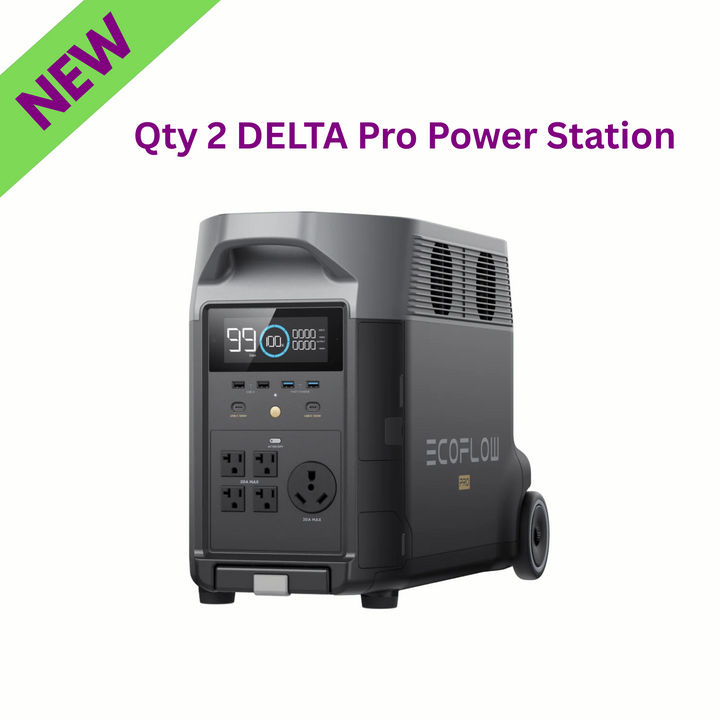 EcoFlow Delta Pro Estación De Energía 3600W Confiable Y Portátil Cantidad 2