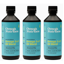 Load image into Gallery viewer, Omega Nutrition Essential Balance 3-6-9 Oil Blend 12 OZ 3 PACK
