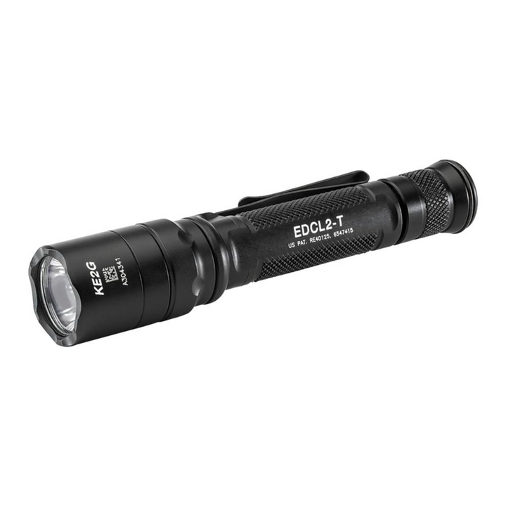 Linterna de uso diario SF EDCL2-T de doble salida, 500 lúmenes, color negro
