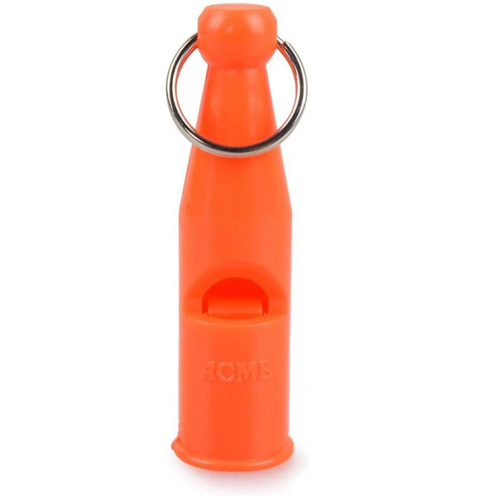 Silbato para perros Omnipet Acme Pro Trailers Silbato para perros moderno de plástico naranja