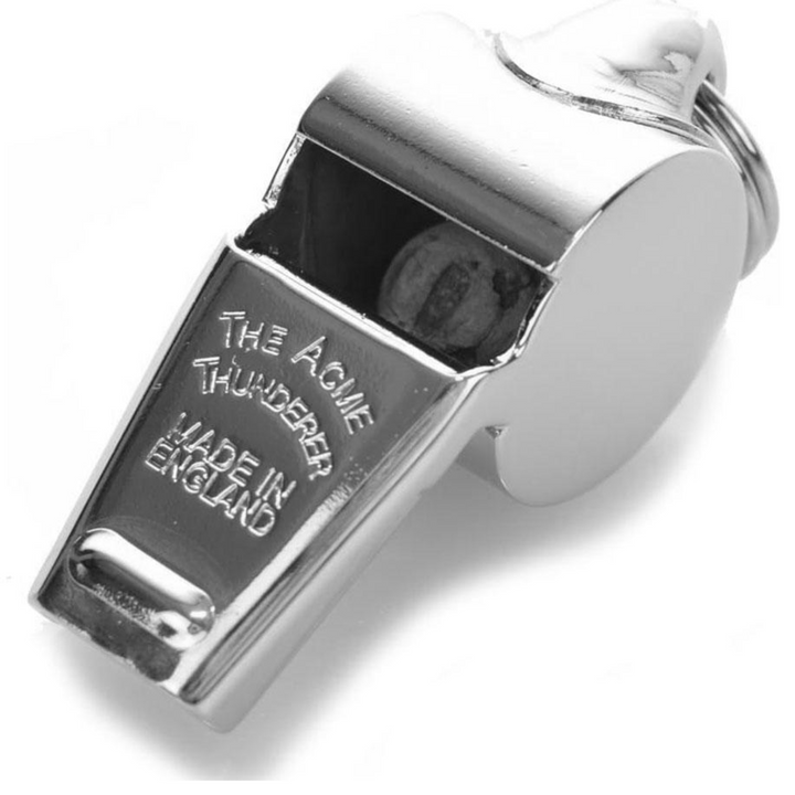 Silbato de latón macizo Omnipet Acme 59.5 Thunderer de tono medio, 114 dBA