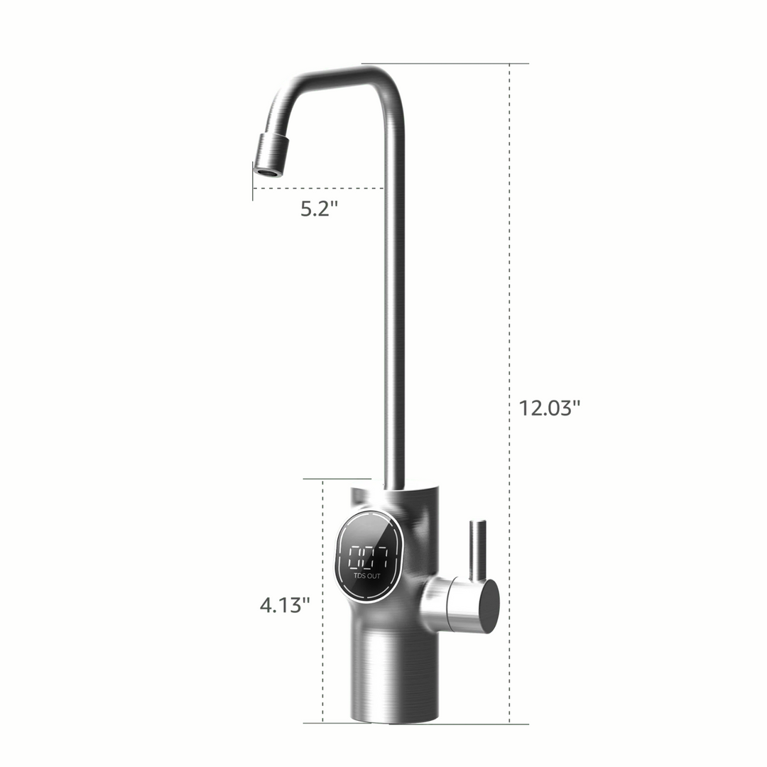 Sistema de ósmosis inversa sin tanque Waterdrop D6 para debajo del fregadero, 600 GPD, alta capacidad