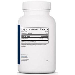 Allergy Research TMG Trimethylglycine 100 Caps Dietary Supplement Exp Date 3.27