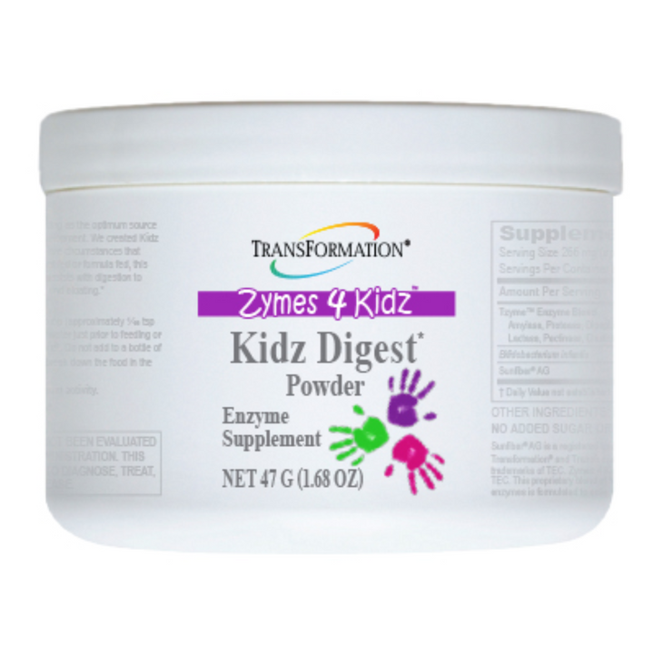 Enzimas de transformación para bebés, apoyo digestivo en polvo para niños y PureZyme (120 cápsulas)