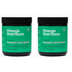 Omega Nutrition Pumpkin Seed Butter Peanust Free 20 OZ 2 PACK