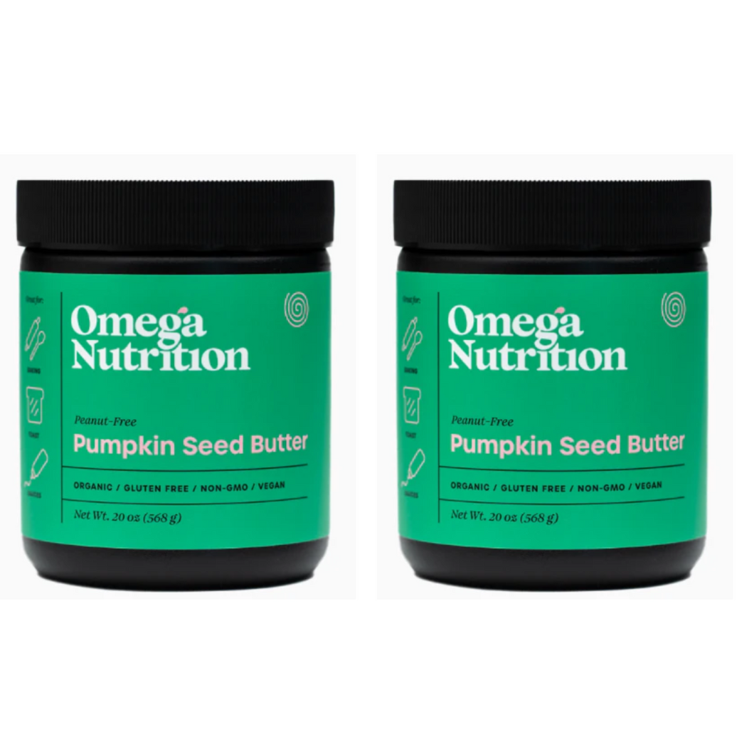 Omega Nutrition Pumpkin Seed Butter Peanust Free 20 OZ 2 PACK