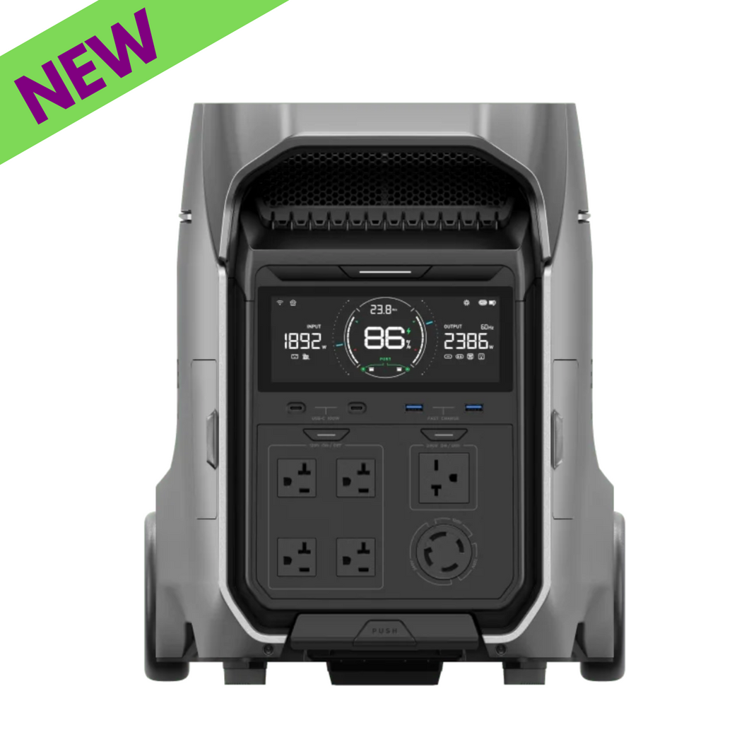 DELTA Pro 3: 4000W Power Station for Home Backup and Outdoor Adventures