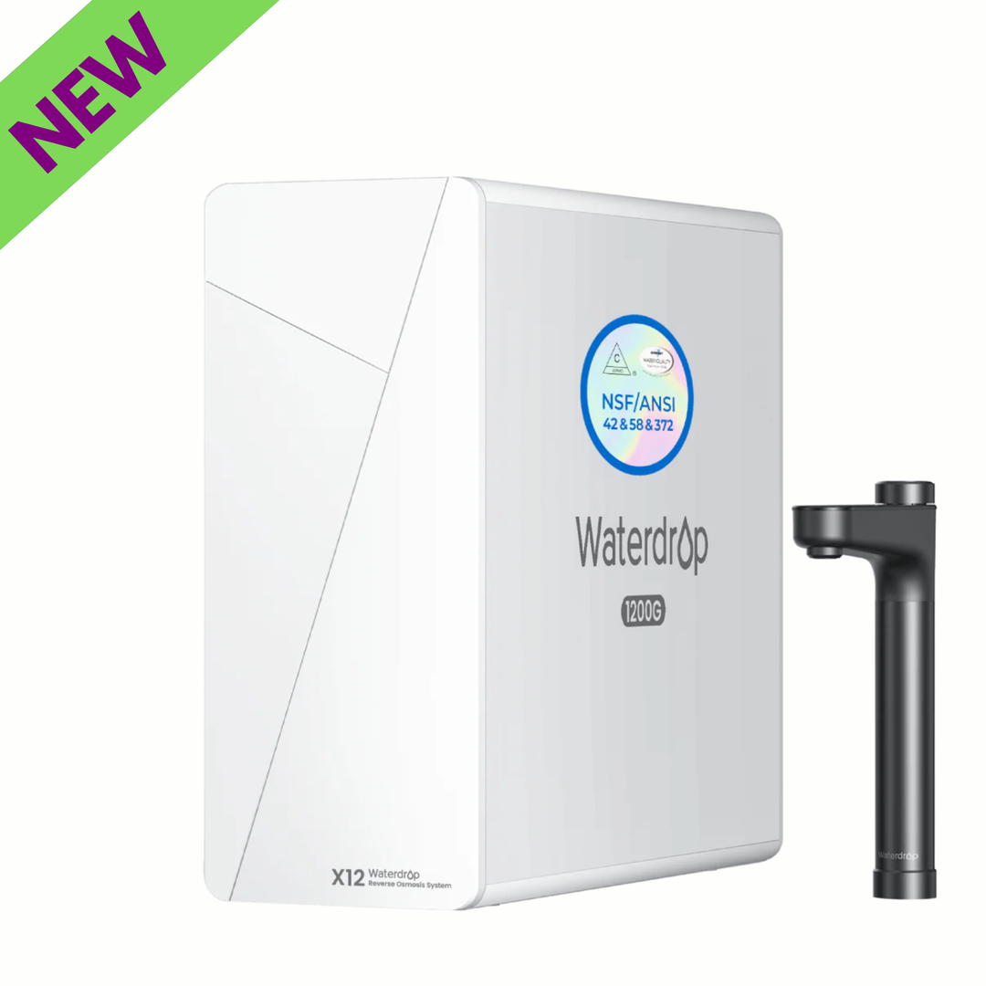 Waterdrop X Series Reverse Osmosis System X12 White Under Sink Water Filter Unit