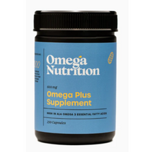 Load image into Gallery viewer, Omega Nutrition Omega Plus Supplement 200 Softgels 600 mg
