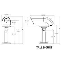 Load image into Gallery viewer, Black Oak LED Nitron XD Marine Night Vision Camera White Housing Tall Mount
