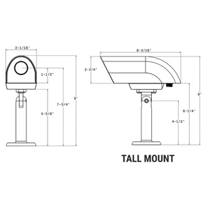 Black Oak LED Nitron XD Marine Night Vision Camera White Housing Tall Mount