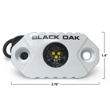 Load image into Gallery viewer, Black Oak LED Rock Accent Light RGB White Housing
