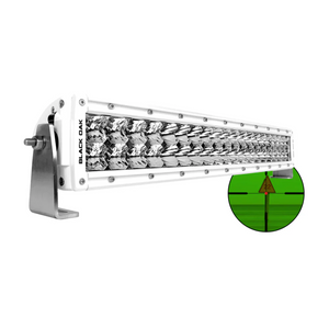 Black Oak LED 20" 850nm Infrared Marine Double Row Light Bar Combo Optics White