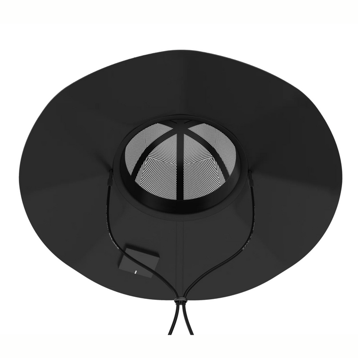 Sombrero EcoFlow Power mediano-grande (56-58 cm) con carga USB y protección solar