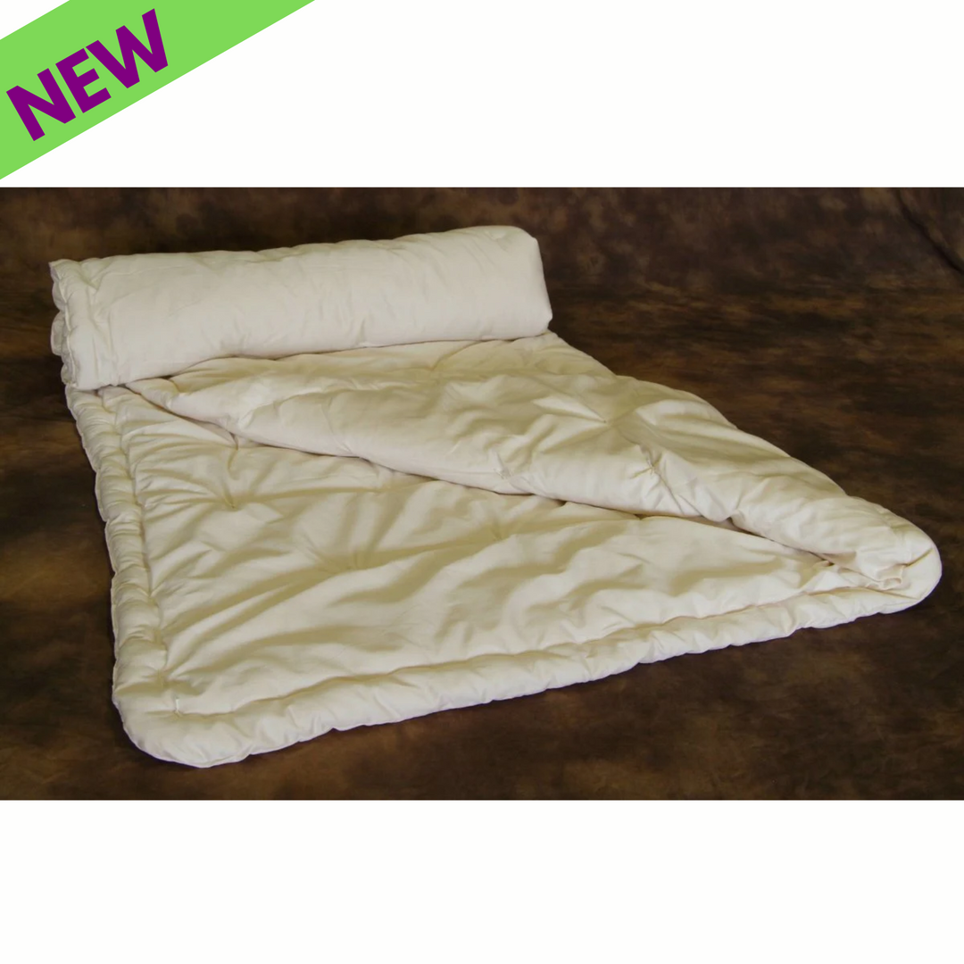 Edredón de lana orgánica certificada Holy Lamb Twin Cool Comfort Muy adecuado