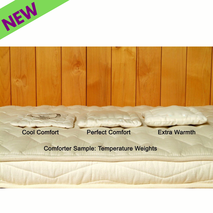 Edredón de lana orgánica certificada Holy Lamb Twin Cool Comfort Muy adecuado