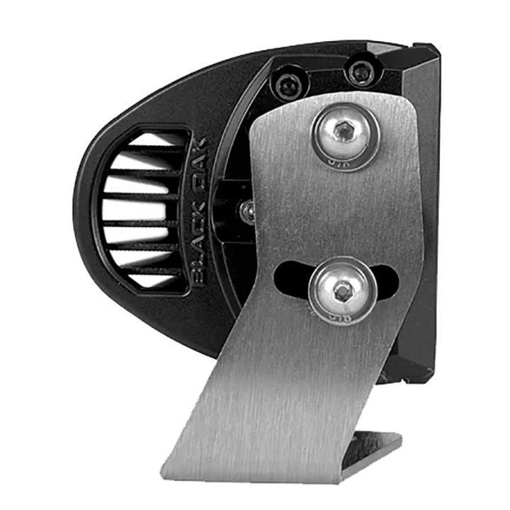 Barra de luz LED Black Oak Pro Series 3.0 de doble fila de 4" con óptica de inundación y carcasa negra