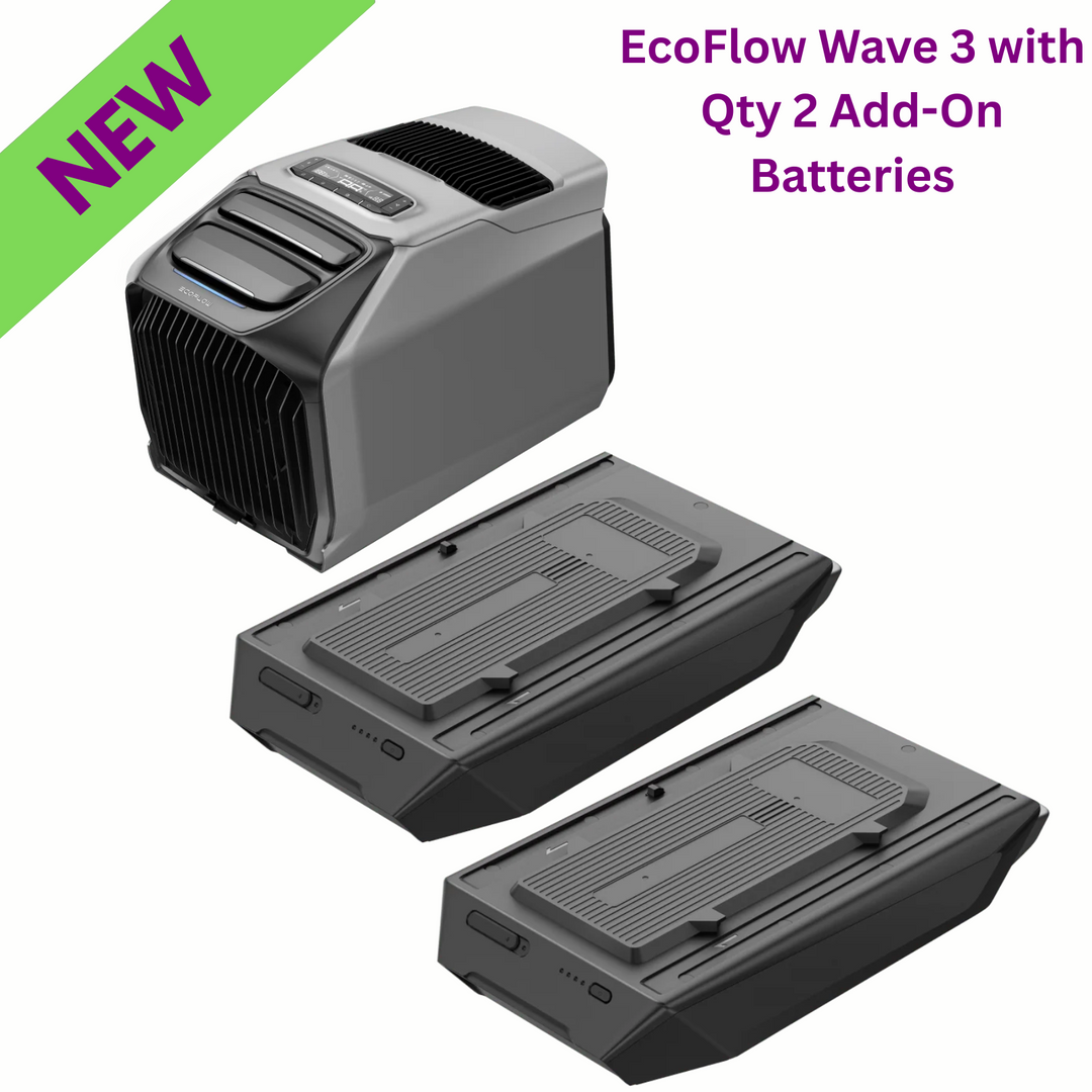 Aire acondicionado portátil EcoFlow WAVE 3 de enfriamiento rápido y bajo consumo