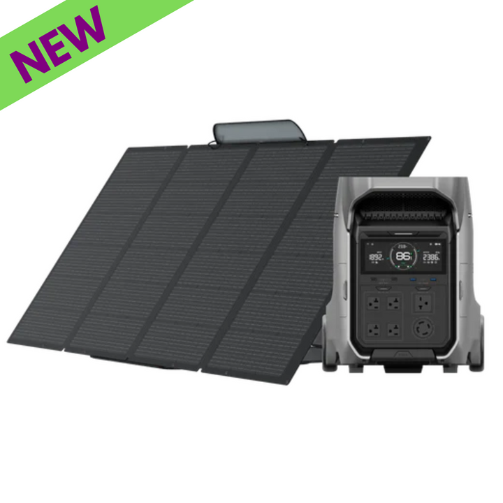 Ecoflow DELTA Pro 3 y un panel solar portátil de 400 W Potente y versátil