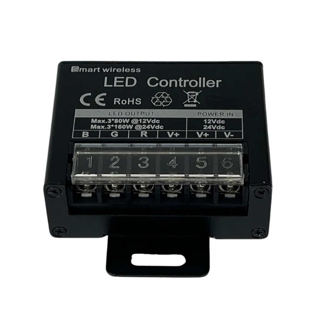 Black Oak LED RGB Controller With Wireless Remote New