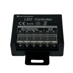 Black Oak LED RGB Controller With Wireless Remote New