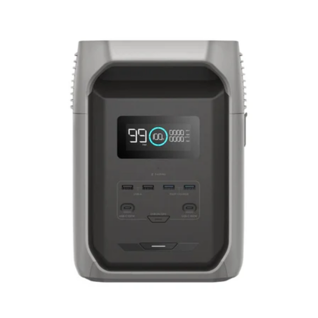 Estación de energía portátil EcoFlow DELTA 3 1500, cargador solar de respaldo