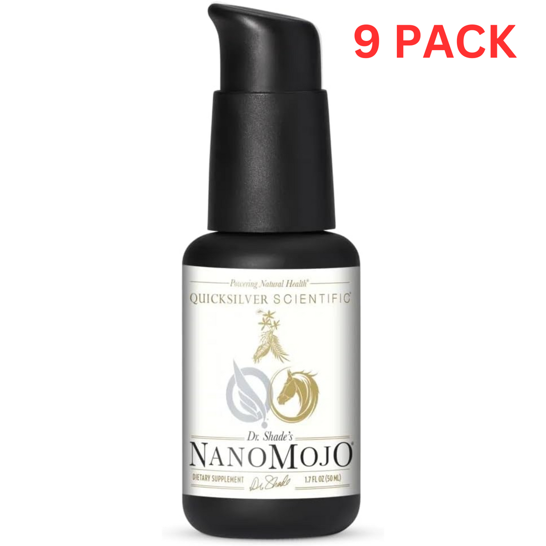 Fórmula liposomal Quicksilver Scientific Dr. Shade's NanoMojo, 1.7 oz, paquete de 9 MOJO