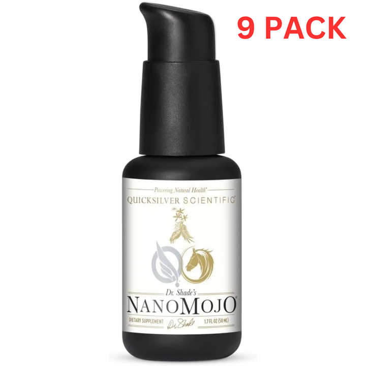 Fórmula liposomal Quicksilver Scientific Dr. Shade's NanoMojo, 1.7 oz, paquete de 9 MOJO