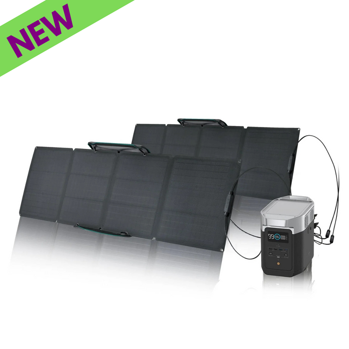 Ecoflow Delta 2 Estación De Energía Portátil Con Paneles Solares 110W