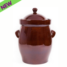 Load image into Gallery viewer, Boleslawiec Fermenting 20 Litre Polish Crock With Crock Lid Stones &amp; Manual
