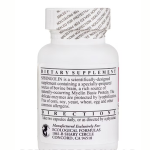Cardiovascular Research Sphingolin Supplement 240 Caps Immune and Brain Support