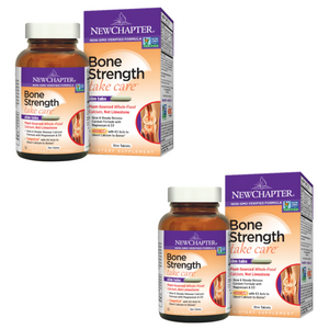 New Chapter Bone Strength Take Care Slim Tablets 120 Tablets 3 PACK