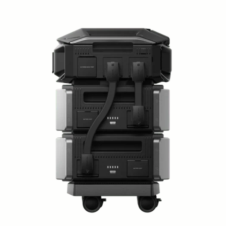 DELTA Pro Ultra X Inverter + Qty 2 Batteries + Qty 4 Rigid 400W Solar Panels