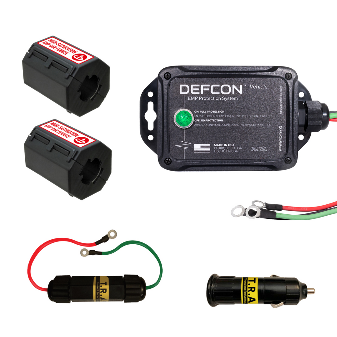 Faraday DEFCON Vehicle + EMP Protection Kit Advanced Car Security System