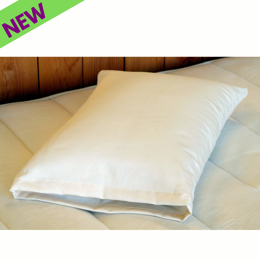 Almohada acurrucable Holy Lamb Organics, ultrasuave y sostenible, 32 x 44 cm