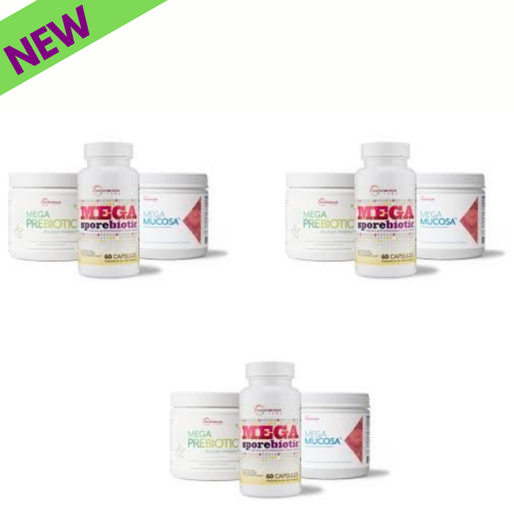 Microbiome Labs Total Gut Restoration Program Kit 3 Products