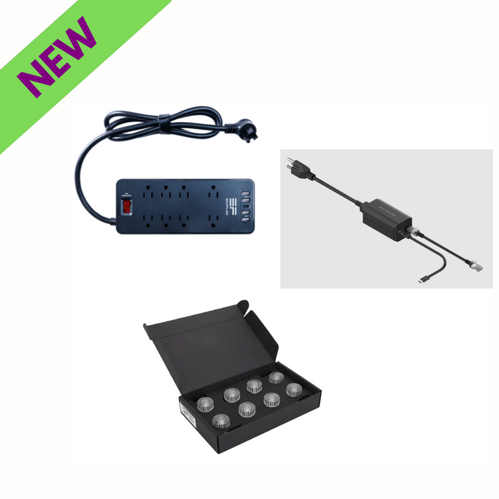 EcoFlow Surge Protector + Grounding Adapter + Suction Cups for Solar Panel 3 KIT
