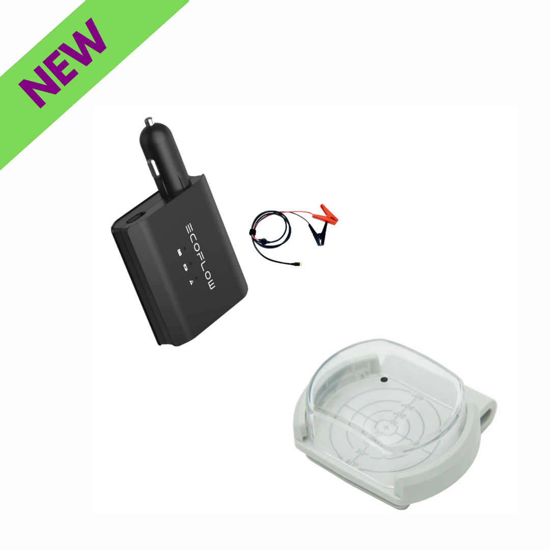 EcoFlow Smart Auto Battery Charger + 1 Solar Angle Guide 2 KIT