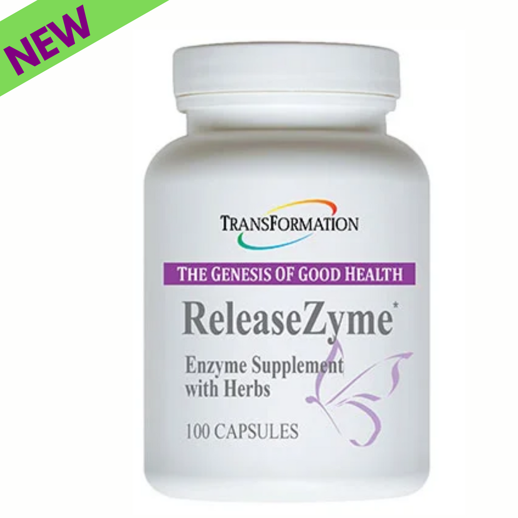 Transformation Enzymes ReleaseZyme Digestive Support Herbal 100 Capsules