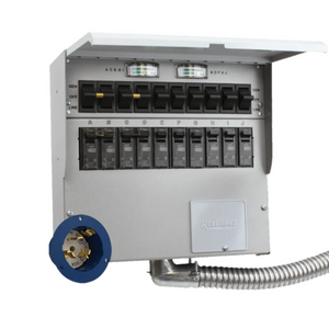 EcoFlow DELTA Pro 3 with 400W Solar Panel and Transfer Switch A510A for reliable home backup power solutions.