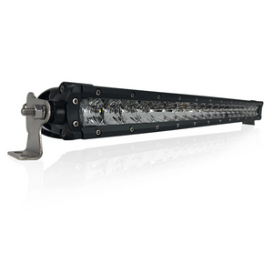 Black Oak LED Pro Series 3.0 Single Row 20" Light Bar Combo Optics Black Housing