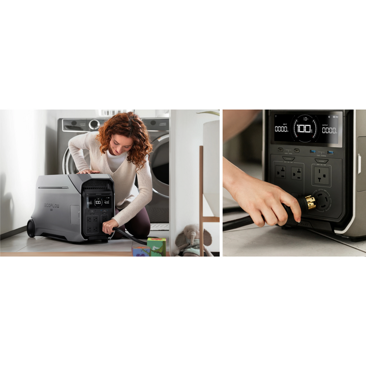 Central eléctrica portátil EcoFlow DELTA Pro 3 + Panel de hogar inteligente 2