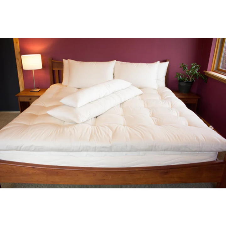 Almohadas corporales Holy Lamb Organics Buddy Size con funda, cómodas y ecológicas